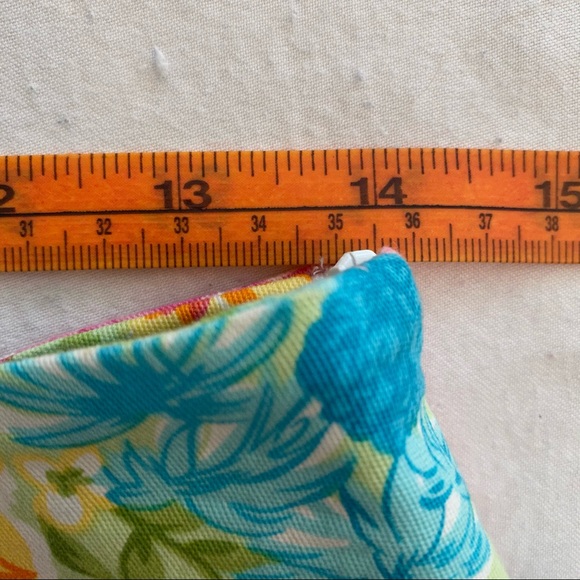 Tropical Color Block Floral Patchwork Mini Pencil Skirt Size 10 - Picture 6 of 7